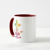 Karneval Fleur de Crown Tasse (Vorderseite Links)