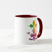 Karneval Fleur de Crown Tasse (VorderseiteRechts)