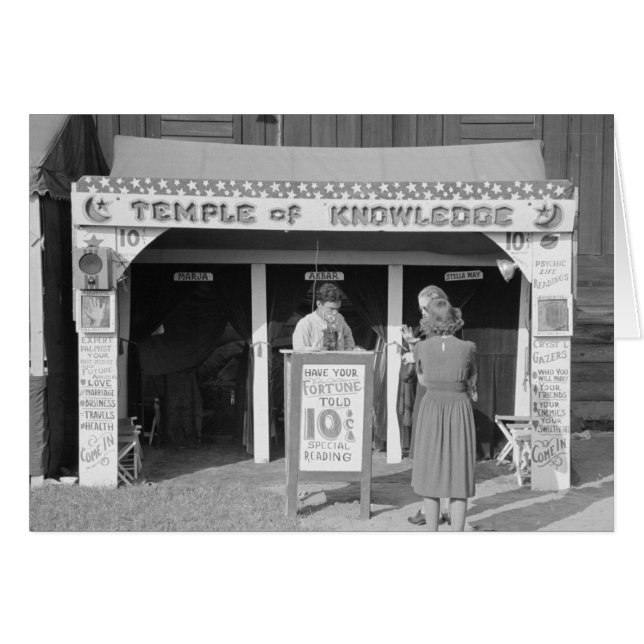 Karneval Fortune Teller, 1938 (Vorderseite (Horizontal))