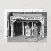 Karneval Fortune Teller, 1938 Postkarte (Vorne/Hinten)