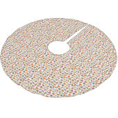 Karneval Futter Nachos Cotton Candy Popcorn Polyester Weihnachtsbaumdecke (Schrägansicht)