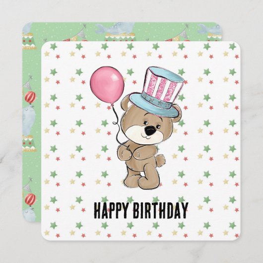 Karneval Geburtstag (Vorne/Hinten)