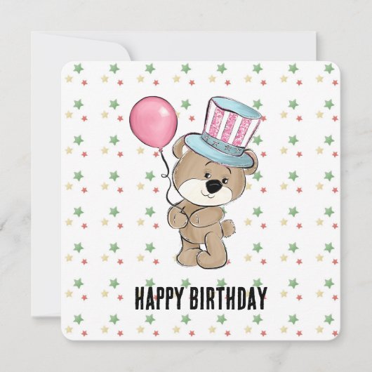 Karneval Geburtstag (Vorderseite)