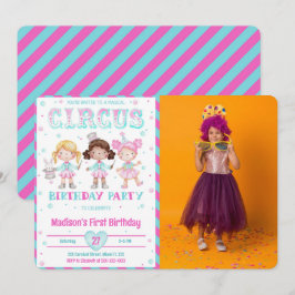 Karneval Geburtstag Foto Einladungen