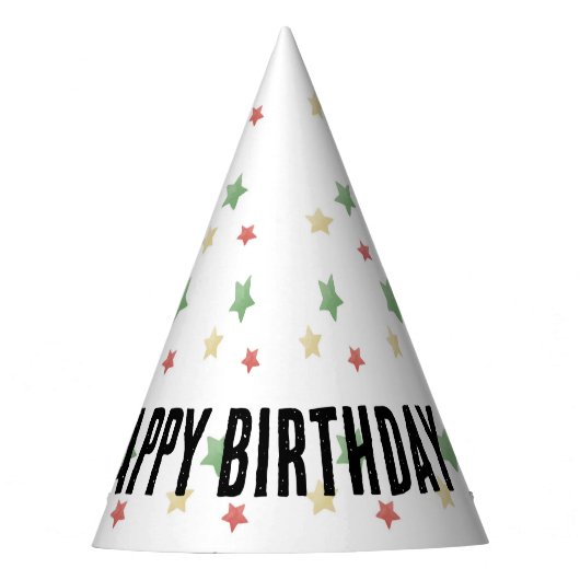 Karneval Geburtstag Partyhütchen (Vorderseite)