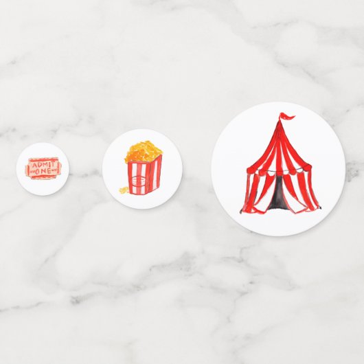 Karneval Geburtstagsparty Konfetti (Vorderseiten)