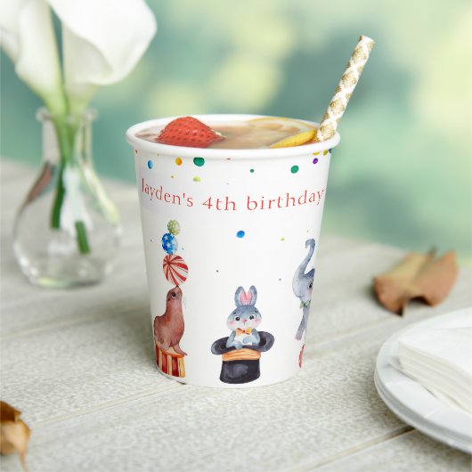 Karneval-Geburtstagsparty Pappbecher (In Situ)