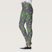 Karneval-gefärbte Krawatte Leggings (Links)