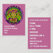 Karneval-Geschäft Vert. Sehen Sie bitte Visitenkarte (Vorne/Hinten)