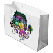 Karneval Große Geschenktüte (Rückseite Schrägansicht)