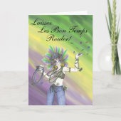 Karneval-Gruß-Karte Karte (Vorderseite)