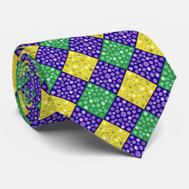 Karneval-Harlekin-Diamant-Karnevals-Muster Krawatte