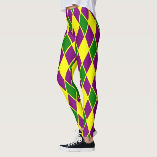 Karneval-Harlekin-Muster-Karneval Leggings (Links)