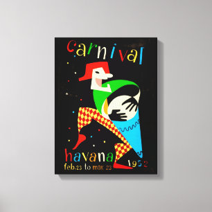 Karneval Havana Kuba 1952 Poster Leinwanddruck