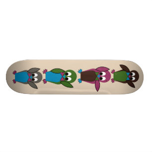 Karneval im Zoo - Pinguin-Kid Skateboard