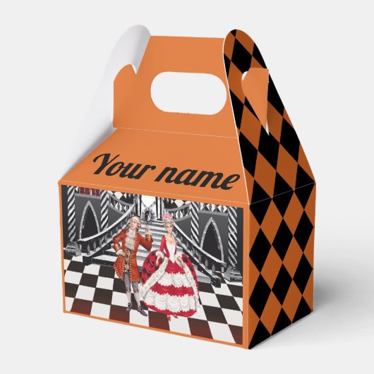 Karneval in einem magischen Land Geschenkschachtel (Rückseite)