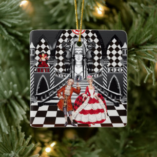 Karneval in einem magischen Land Keramikornament