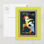 Karneval in Havanna 1952 Postkarte (Vorne/Hinten)