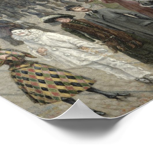 Karneval in Lille Poster (Ecke)