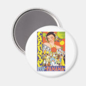Karneval in Panama Magnet (Vorderseite/Rückseite)