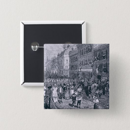 Karneval in Philadelphia Button (Vorne & Hinten)