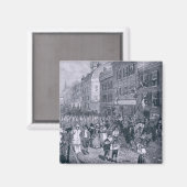 Karneval in Philadelphia Magnet (Vorderseite/Rückseite)