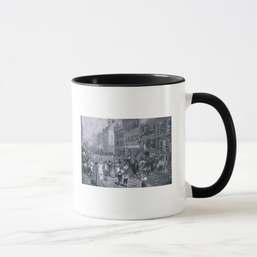 Karneval in Philadelphia Tasse (Rechts)