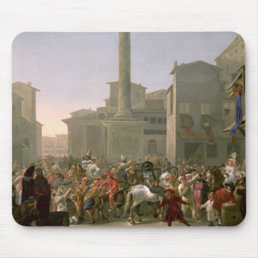 Karneval in Rom, c.1650-51 Mousepad (Vorne)