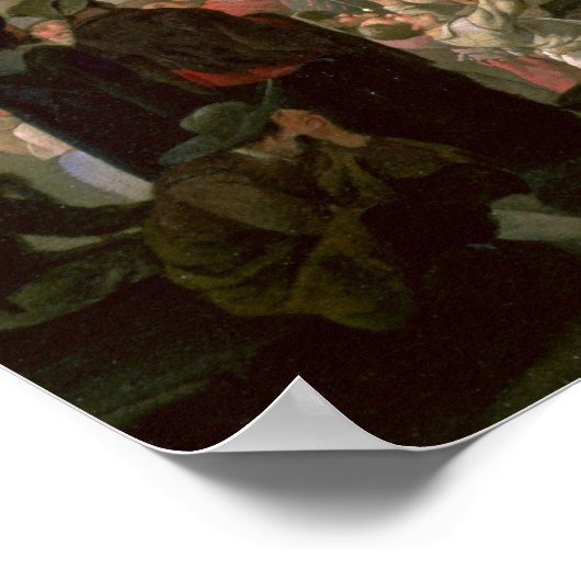 Karneval in Rom, c.1650-51 Poster (Ecke)