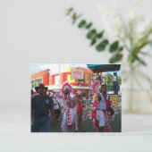 Karneval in San Fernando Trinidad Postkarte (Stehend Vorderseite)