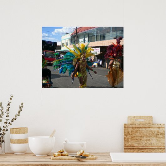 Karneval in Trinidad 2010 Poster (Küche)