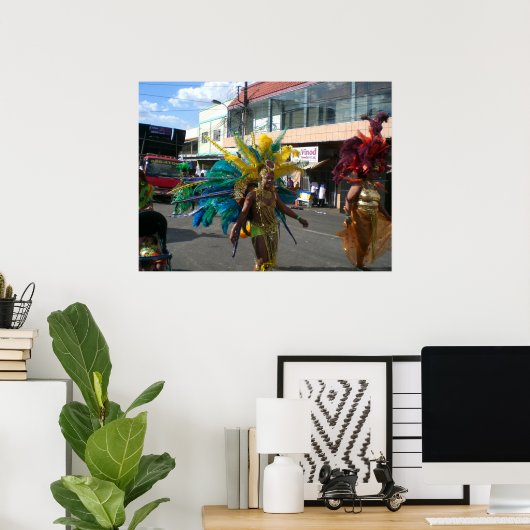Karneval in Trinidad 2010 Poster (Heimbüro)