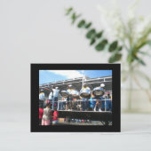 Karneval in Trinidad Postkarte (Stehend Vorderseite)