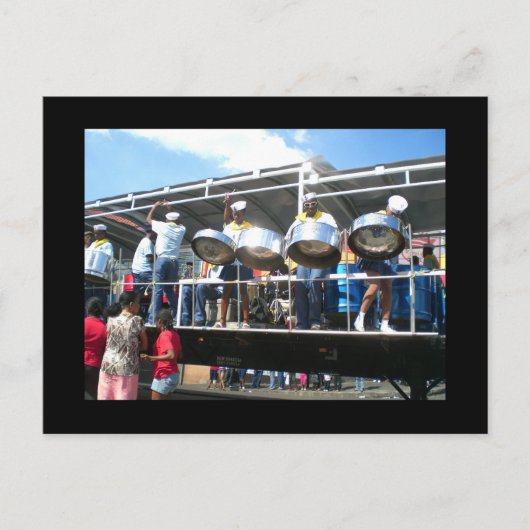 Karneval in Trinidad Postkarte (Vorderseite)