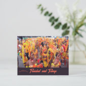 Karneval in Trinidad und Tobago Postkarte (Stehend Vorderseite)