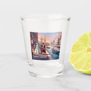 Karneval in Venedig, Italien Schnapsglas