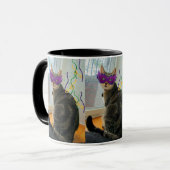 Karneval Indigo Tasse (Vorderseite Links)