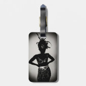 Karneval ist ein B*** Gepäckanhänger (Rückseite vertikal)