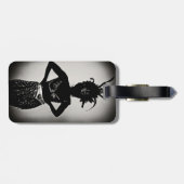 Karneval ist ein B*** Gepäckanhänger (Rückseite horizontal)