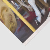 Karneval Karussell Pferde 20x30 Decoupage Seidenpapier (Ausschnitt)