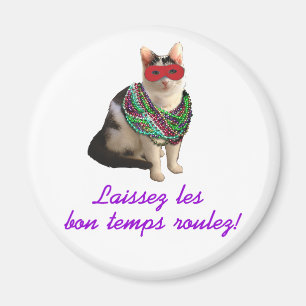 Karneval-Katze Magnet