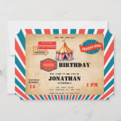 Karneval | KINDERGEBURTSTAG Einladung (Vorderseite)