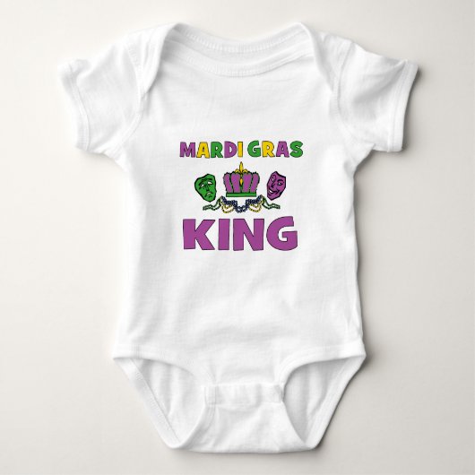Karneval-König Baby Strampler (Vorderseite)