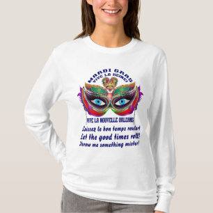 Karneval-Königin 5 gelesen über Entwurf unten T-Shirt