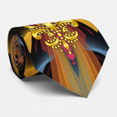 Karneval-Krawatten 2 wild u. verrückte Krawatte (Gerollt)