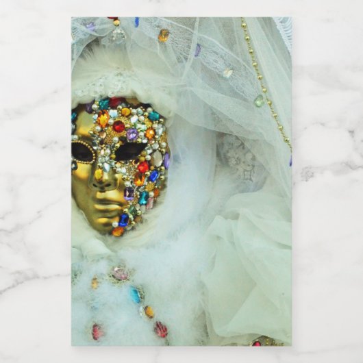 Karneval Lebensmitteletikett (Einzelnes Label)