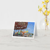 Karneval leeres Notecard Karte (Gelbe Blume)