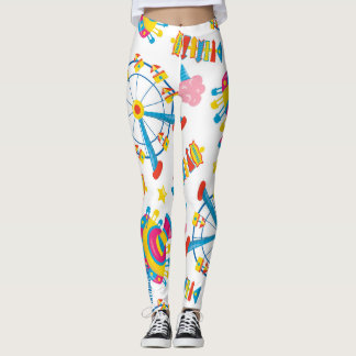 Karneval-Lichter: Druckleggings mit Riesenrad-Must Leggings