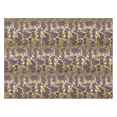 Karneval-lila Maskerade maskiert Imitat-Gold Tischdecke (Vorderseite (Horizontal))