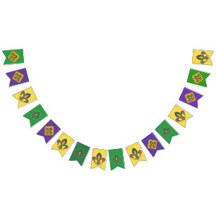Karneval-Lilie Wimpelkette
